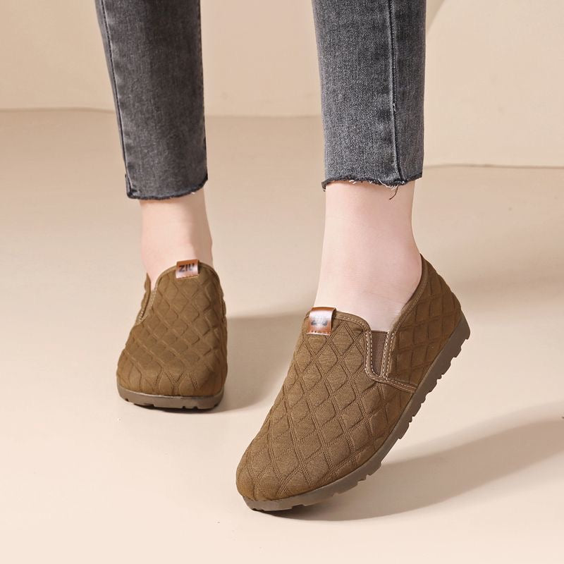 Sapatos antiderrapantes de sola macia, sapatos femininos elegantes