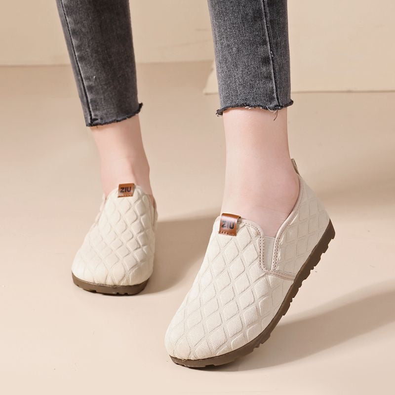 Sapatos antiderrapantes de sola macia, sapatos femininos elegantes