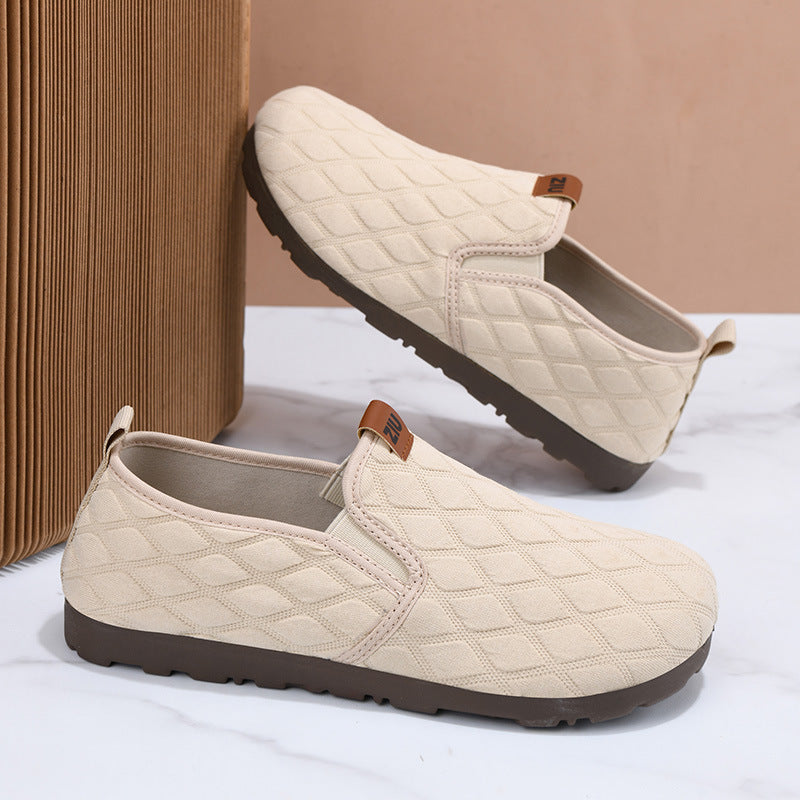 Sapatos antiderrapantes de sola macia, sapatos femininos elegantes