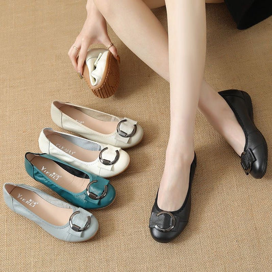 Mocassins simples e casuais para mulheres
